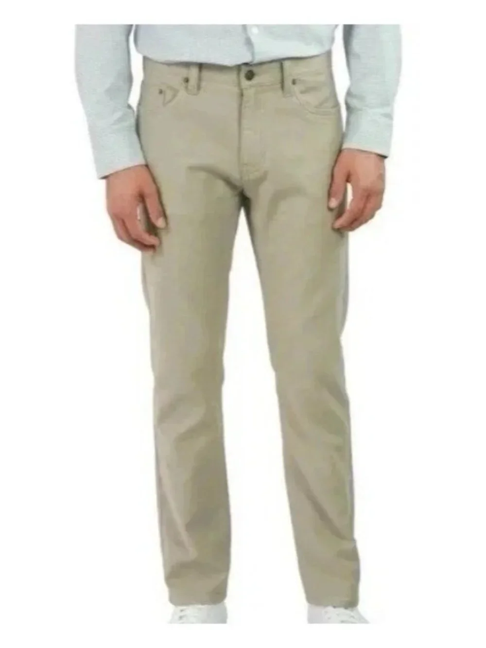 NWT Jachs NY 5-Pocket Men's 36x29 Tan Straight Fit Pants Stretch Fabric